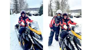 Out on the snowmobile trails at 101 years old